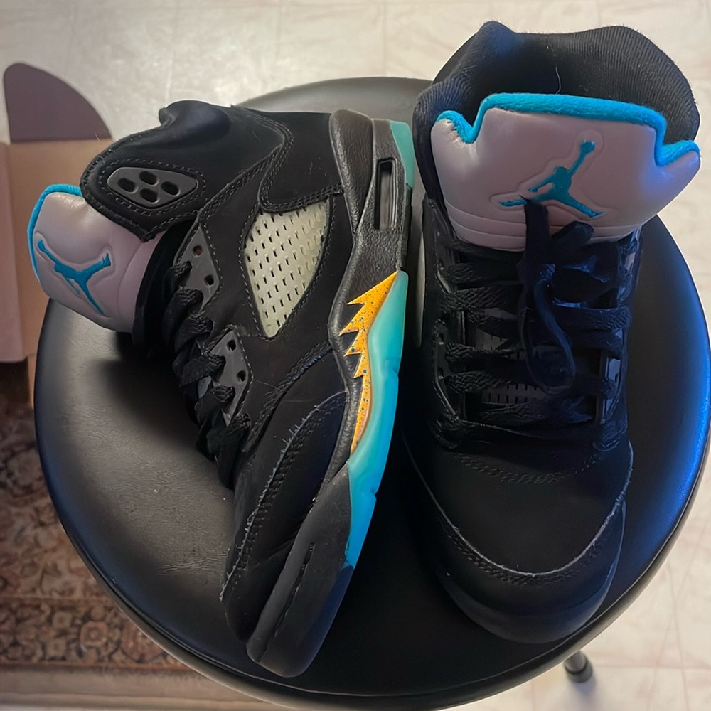 Jordan retro 5’s aqua’s